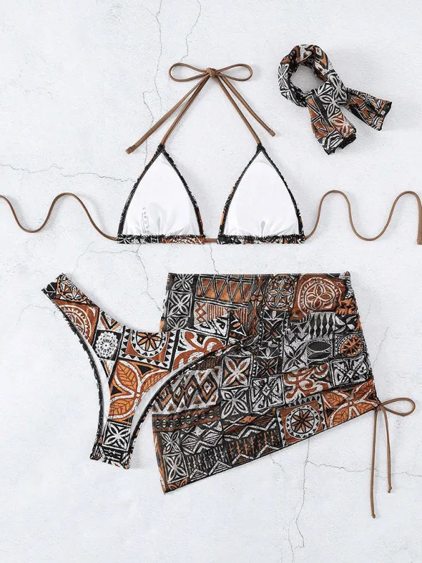 Sexy Bikini Four Piece Set
