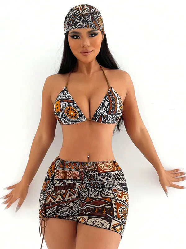 Sexy Bikini Four Piece Set