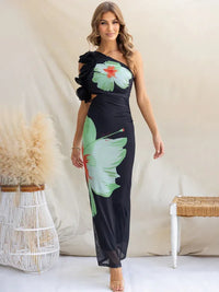 Fashion One Shoulder Slim Dress