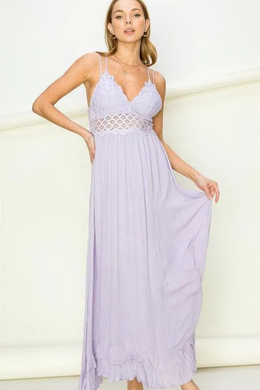 In Love Bustier Lace Maxi Dress - Jessiz Boutique