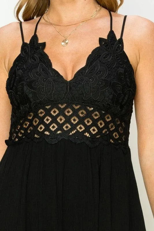 In Love Bustier Lace Maxi Dress - Jessiz Boutique