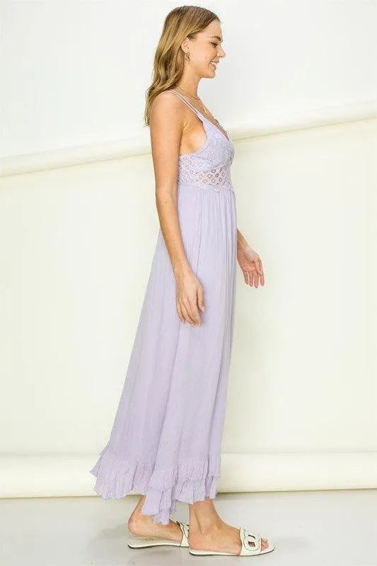 In Love Bustier Lace Maxi Dress - Jessiz Boutique