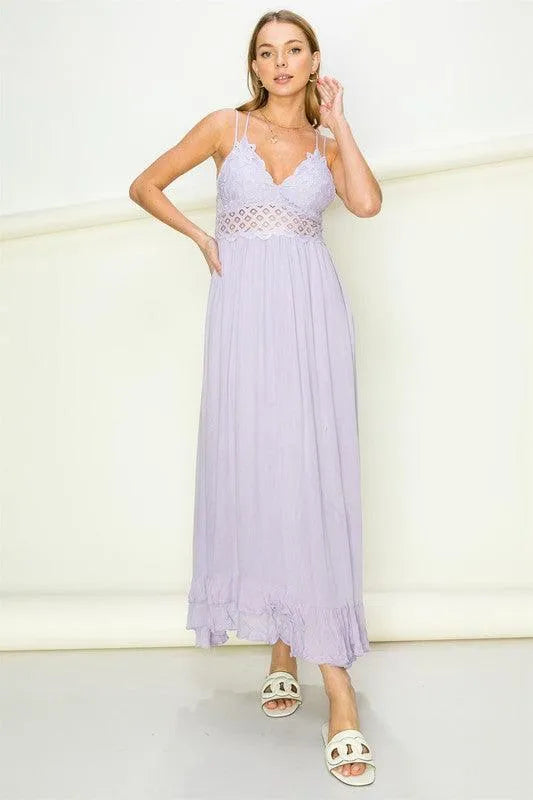 In Love Bustier Lace Maxi Dress - Jessiz Boutique