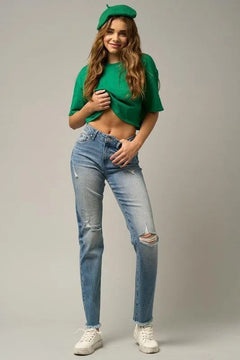 Insane Gene Mid-Rise Slim Tapered Jeans - Jessiz Boutique