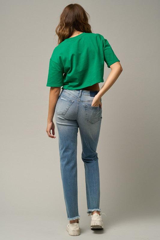 Insane Gene Mid-Rise Slim Tapered Jeans - Jessiz Boutique