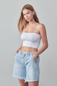 Insane Gene Mid Rise Slouch Shorts - Jessiz Boutique