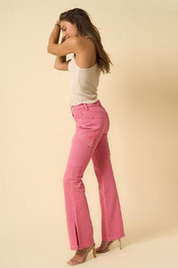 Insane Gene Pink Cargo Slit Jeans - Jessiz Boutique