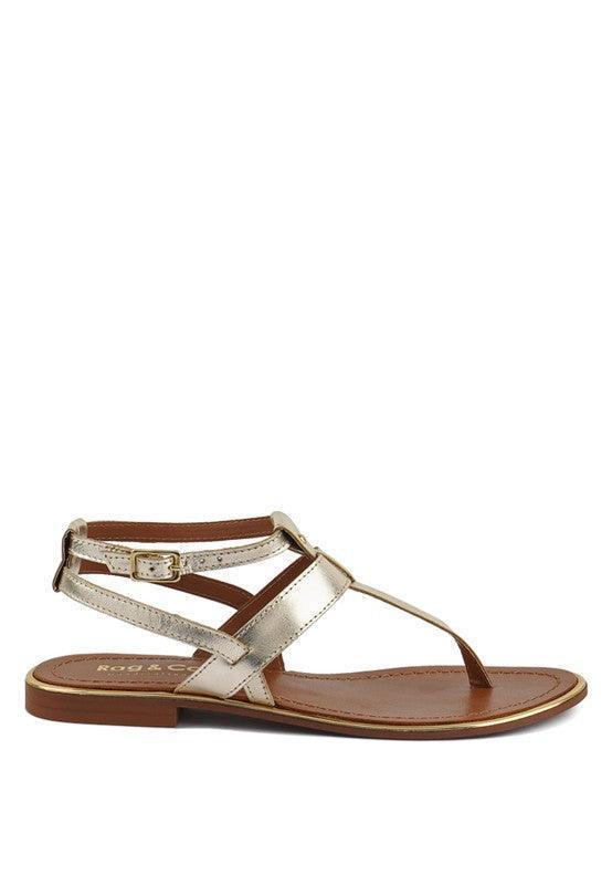 Irene Flat Thong Sandals - Jessiz Boutique