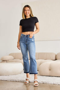 Judy Blue Release Hem Cropped Bootcut Jeans - Jessiz Boutique