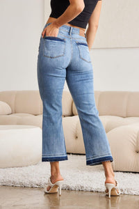 Judy Blue Release Hem Cropped Bootcut Jeans - Jessiz Boutique