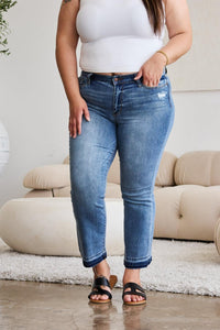 Judy Blue Release Hem Cropped Bootcut Jeans - Jessiz Boutique