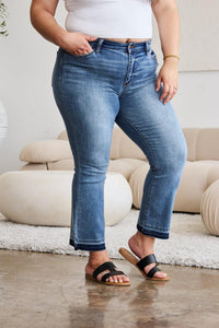 Judy Blue Release Hem Cropped Bootcut Jeans - Jessiz Boutique