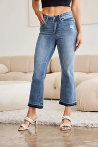 Judy Blue Release Hem Cropped Bootcut Jeans - Jessiz Boutique