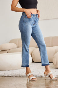 Judy Blue Release Hem Cropped Bootcut Jeans - Jessiz Boutique