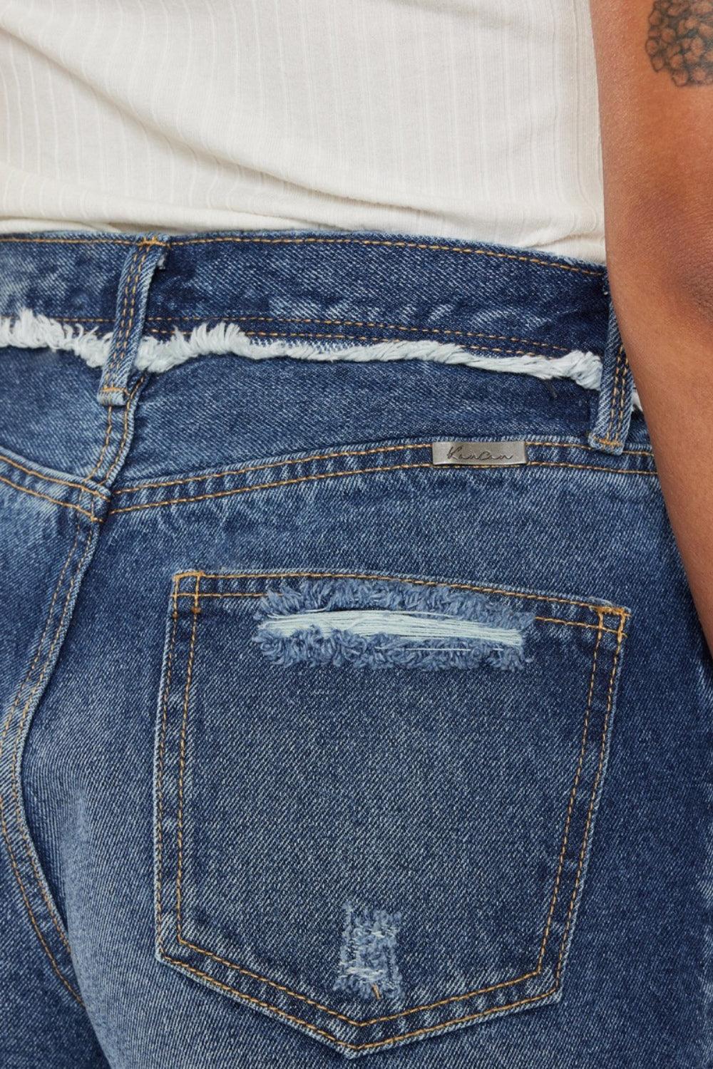 Kancan Distressed Button Fly Denim Shorts - Jessiz Boutique