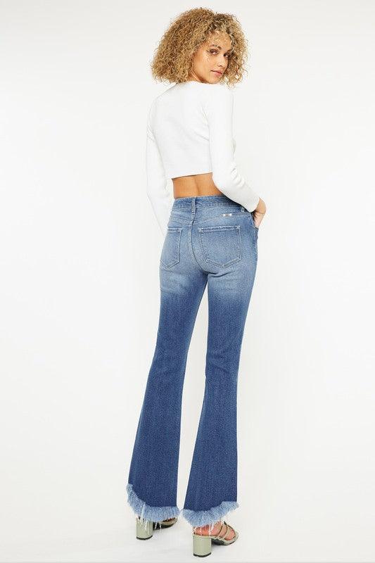 Kancan High Rise Bootcut Jeans - Jessiz Boutique
