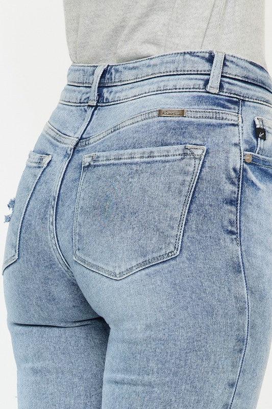 Kancan High Rise Slim Straight Jeans - Jessiz Boutique