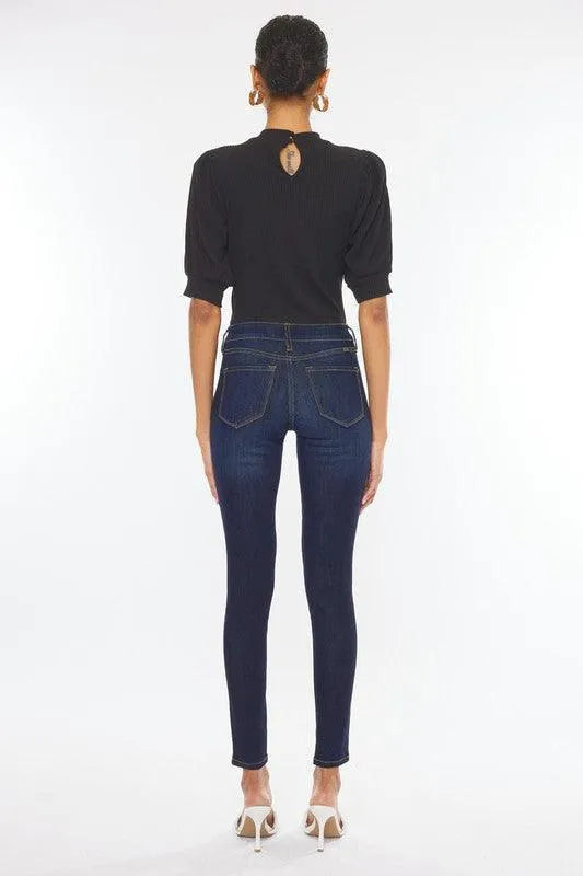 Kancan Mid Rise Basic Super Skinny Jeans - Jessiz Boutique