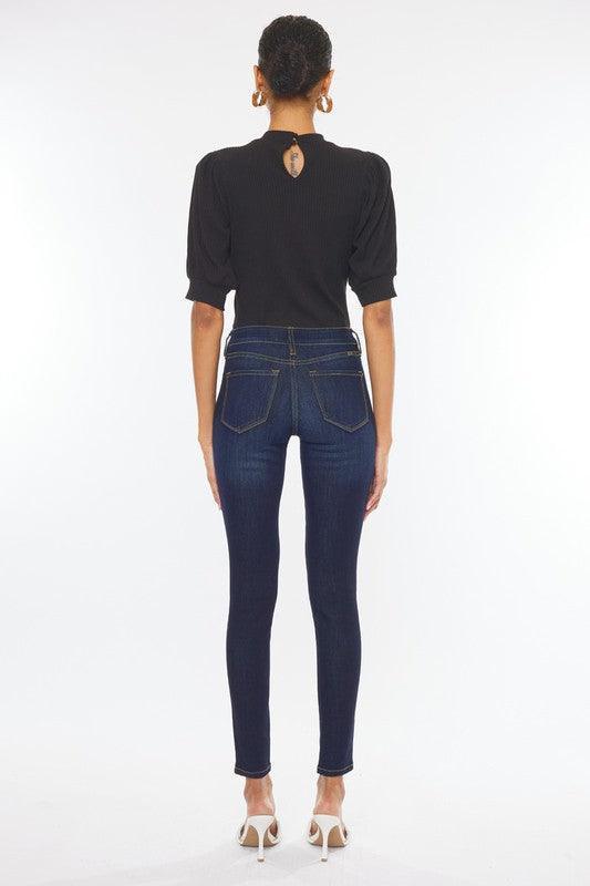 Kancan Mid Rise Basic Super Skinny Jeans - Jessiz Boutique