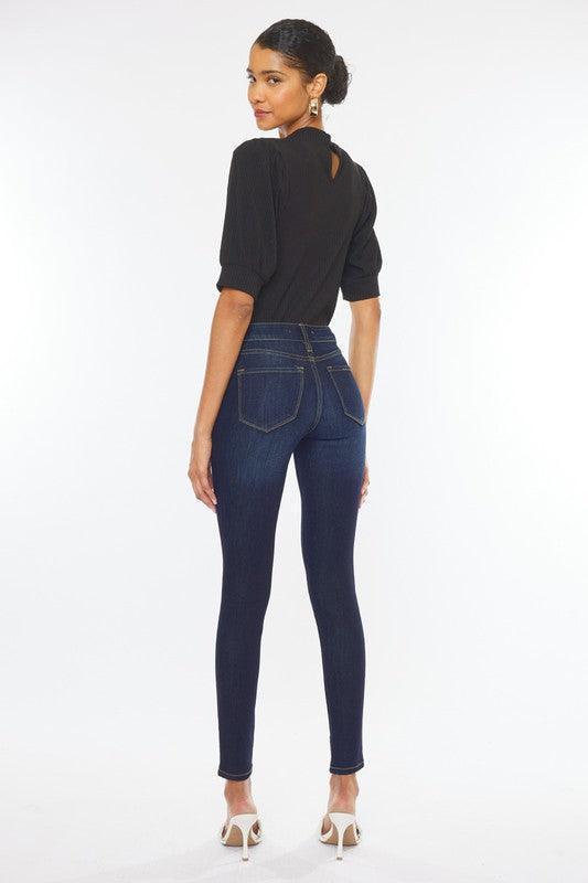 Kancan Mid Rise Basic Super Skinny Jeans - Jessiz Boutique