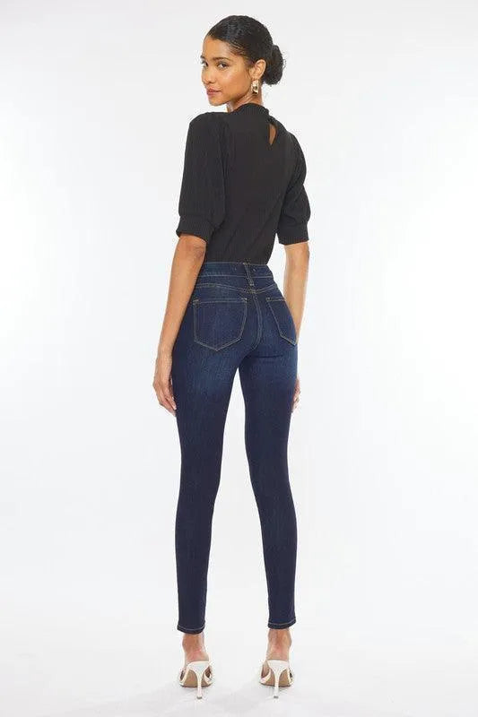 Kancan Mid Rise Basic Super Skinny Jeans - Jessiz Boutique