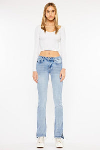 Kancan Mid Rise Y2K Bootcut Jeans - Jessiz Boutique