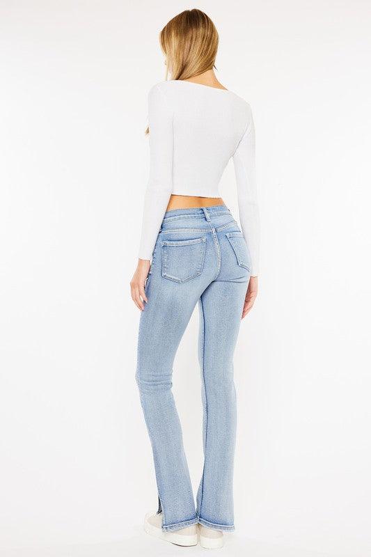 Kancan Mid Rise Y2K Bootcut Jeans - Jessiz Boutique
