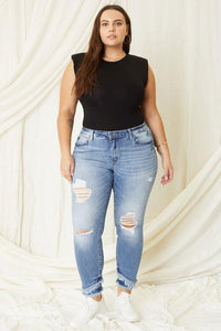 Kancan Plus Mid-Rise Ankle Skinny Jeans - Jessiz Boutique