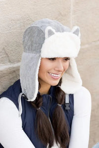 Kitten Ear Trapper Hat - Jessiz Boutique