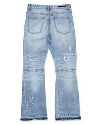 Knee Destroyed Slim Flare Denim - Jessiz Boutique