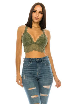 Lace Crop Top Bralette - Jessiz Boutique
