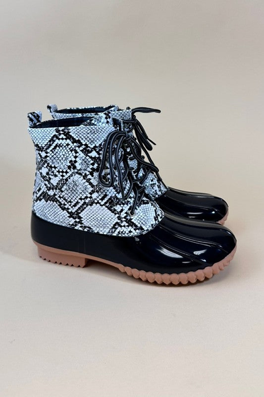 LACE UP WINTER RAIN BOOT SORREL - Jessiz Boutique