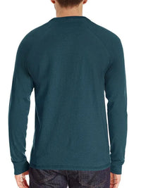 Men Casual Button Henley Long Sleeve - Jessiz Boutique