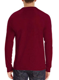 Men Casual Button Henley Long Sleeve - Jessiz Boutique