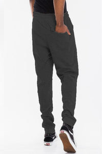 Men's Solid Heathered Jogger - Jessiz Boutique