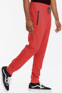 Men's Solid Heathered Jogger - Jessiz Boutique