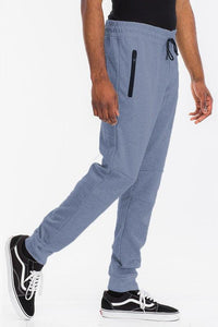 Men's Solid Heathered Jogger - Jessiz Boutique