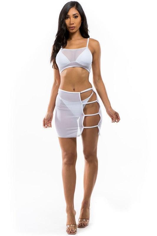 Mesh Cover Two Piece - Jessiz Boutique