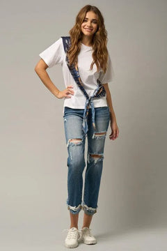 Mid-Rise Boyfriend Jeans - Jessiz Boutique