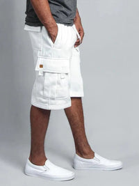 Multi-Pocket Loose Cargo Shorts - Jessiz Boutique