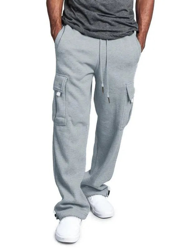 Multi-Pocket Loose Fit Sweatpants - Jessiz Boutique