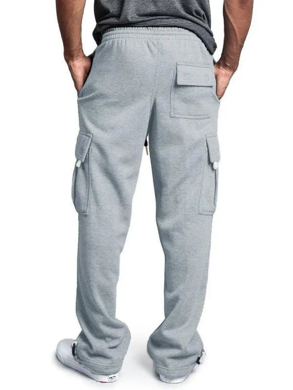 Multi-Pocket Loose Fit Sweatpants - Jessiz Boutique