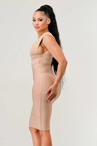 Naturally Chic Bandage Dress - Jessiz Boutique