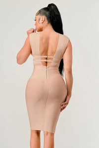 Naturally Chic Bandage Dress - Jessiz Boutique