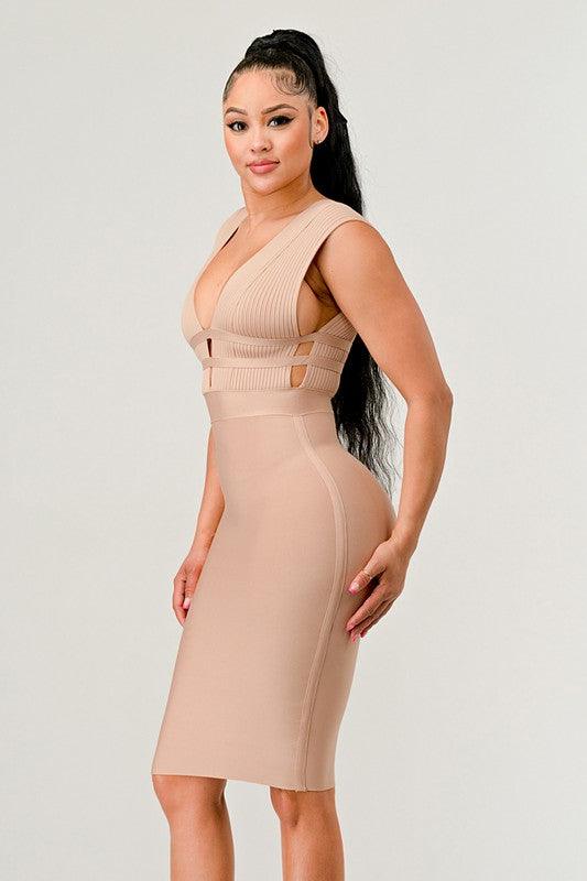 Naturally Chic Bandage Dress - Jessiz Boutique