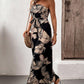 New Fashion Women's Plant Leaf Tube Top Jumpsuit - Jessiz Boutique
