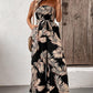 New Fashion Women's Plant Leaf Tube Top Jumpsuit - Jessiz Boutique