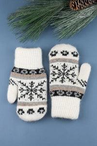 Nordic Snowflake Mittens - Jessiz Boutique