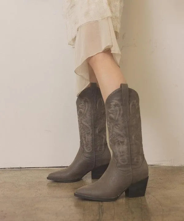 Oasis Society Amaya - Classic Western Boot - Jessiz Boutique