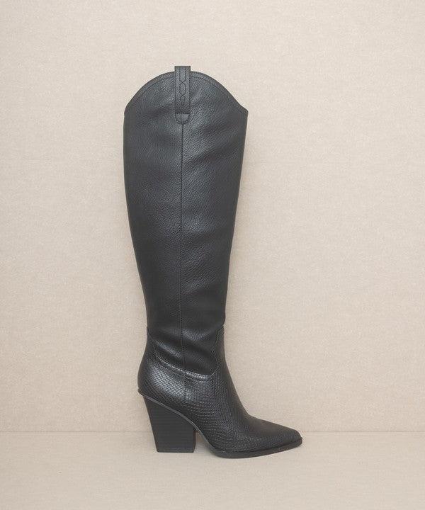 OASIS SOCIETY Barcelona - Knee High Western Boots - Jessiz Boutique